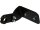 Short Side Mount License Plate Bracket Black Satin