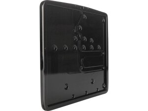 Inside License Plate Base Plate US Size 100x180mm Black
