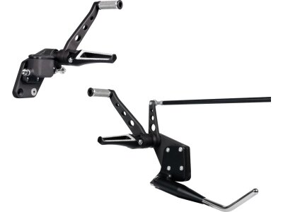 Forward Control Kit for Softail V-Tech with side stand Black