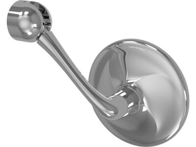 Classic Bar End Mirror 150 mm stem Chrome