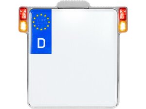 ALL-INN 2.0 License Plate Base Plate Turn Signal/Brake...