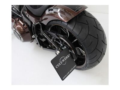 Sidemount License Plate Bracket Kit Germany 180 x 200 mm Black Powder Coated