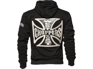 Cross Panel Zip Hoodie