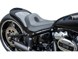 Rear Steel Fender for Milwaukee Eight Softail (Wide Frame) 260/18" Tire, With Taillight and Turn Signals Raw