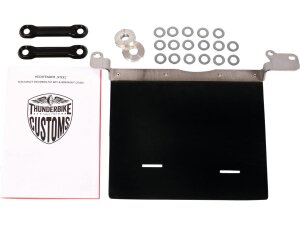 Rear Steel Fender for Milwaukee Eight Softail (Wide Frame) 260/18" Tire, With Taillight and Turn Signals Raw