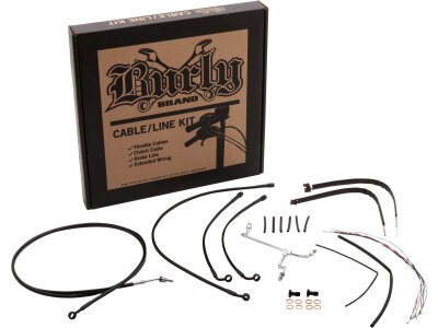 14" Gorilla Bar Cable Kit Black Vinyl ABS