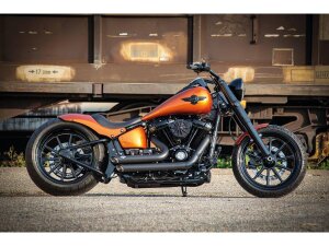 Steel Front Fender for Softail Models Short Version for Slim, Deluxe, Heritage Raw 16"