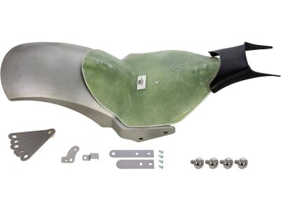 240 Tire Rear Fender Kit for M8 Softail With cover for closing gap between seat and tank
