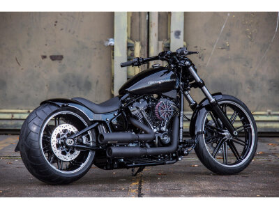 240 Tire Rear Fender Kit for M8 Softail With cover for closing gap between seat and tank