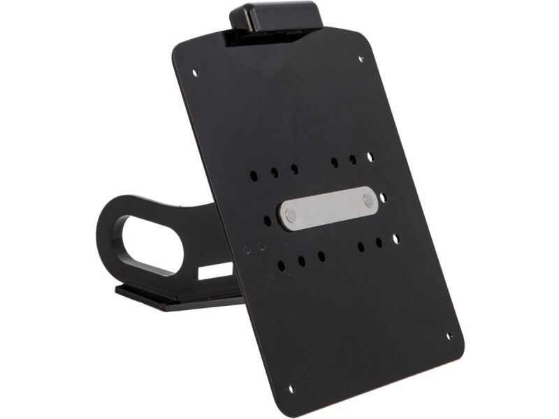 Long License Plate Side Mount Kit for Softail M8 Long, German specification Gloss Black