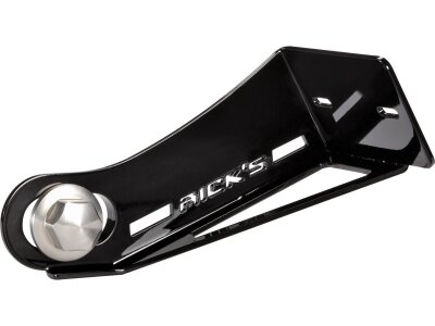 Long License Plate Side Mount Kit for Softail M8 Long, German specification Gloss Black