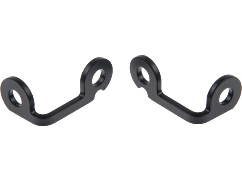 Front Turn Signal Bracket Black Powder Coated