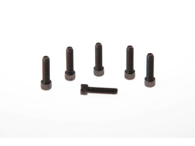 Triple Tree Screw Set (6 Piece Set), Black Triple Tree Screw Set
