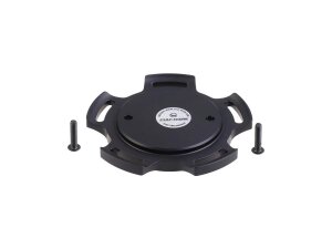 Point Cover 2-hole Black Anodized