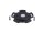 Point Cover 2-hole Black Anodized