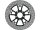 Round 300 mm Floated Brake Disc Vegas Black Satin Front Rear