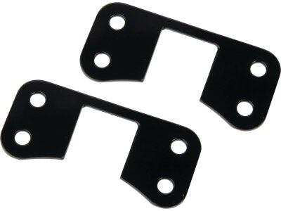 Fender Relocation Kit For Arlen Ness Hot Legs and 21 x 3,5" front wheel. Black