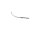 1 1/4" Fat Flyer Bar Handlebar with 1 1/4" Clamp Diameter Non-Dimpled 5-Hole Chrome 1 1/4" 910 mm Throttle By Wire