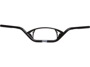 1" Cross Road Handlebar Dimpled 3-Hole Black Powder...