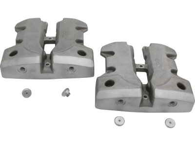 WTF Rocker Box Cover Shovel Style For Milwaukee Eight Semi Polished