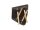 Solo Swingarm Saddle Bag with Front Wide Strap Rustic Brown Left