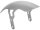 Steel Front Fender for Softail Models Short Version for Breakout Raw 21"