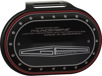 Grand Prix Oval Airbox Air Cleaner Cover Bi-Color Anodized
