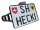 Side Mount License Plate Kit Swiss specification 180x140mm Black Anodized