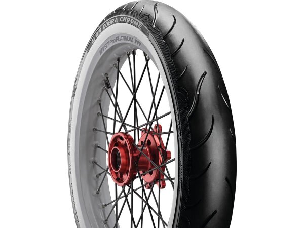 Cobra Chrome Tire MH/90-21 56V TL Reinforced White Wall