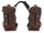 Voyager Throwover Saddlebags Dark Oak