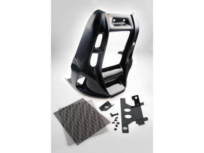 Racing Radiator Cover for Softail Models Frame Cover Gloss Black