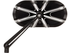 10-Gauge Forged Billet Mirror Black Anodized Right