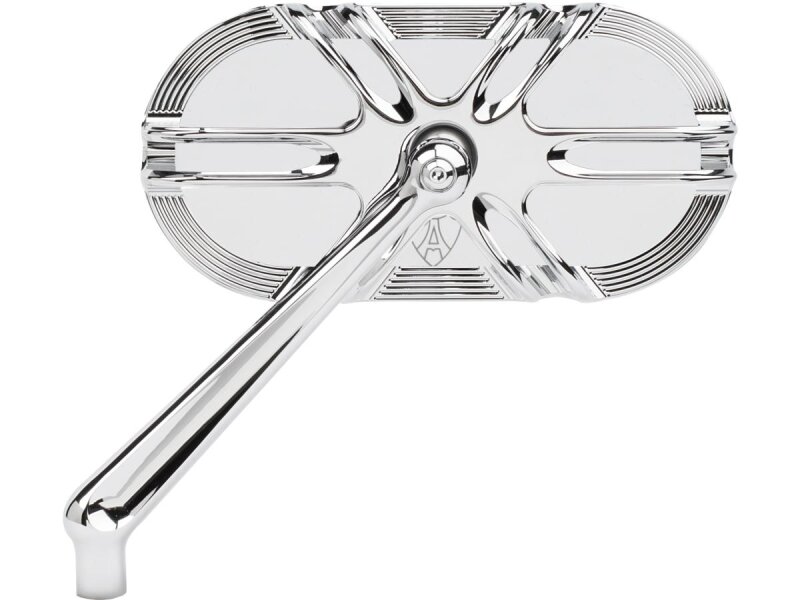 Deep Cut Caged Series Forged Billet Mirror Chrome Left