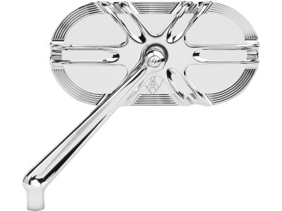 Deep Cut Caged Series Forged Billet Mirror Chrome Left