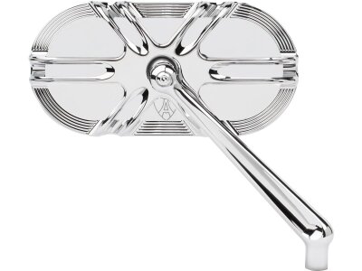 Deep Cut Caged Series Forget Billet Mirror Chrome Right