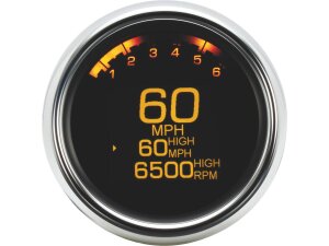 3 3/8" MLX-3000 Series Speedometer/Tachometer Scale:...