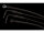 16" Apehanger Cable Kit Black Vinyl ABS Single Disc