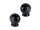Old Style Straight 1" Risers Black Gloss Powder Coated