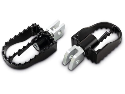 MX-Style Footpegs Black Powder Coated