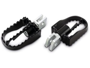 MX-Style Footpegs Black Powder Coated