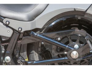 Smooth Belt Guard for Softail Gloss Black
