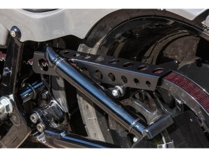 Hole Belt Guard for Softail Flat Black Satin