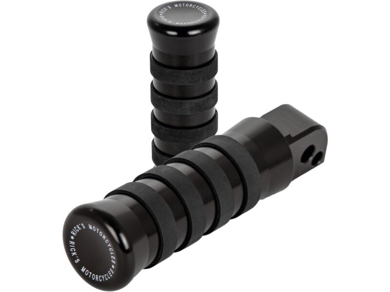 O-Ring Foot Pegs For Softail 18-up Passenger Black, Anodized