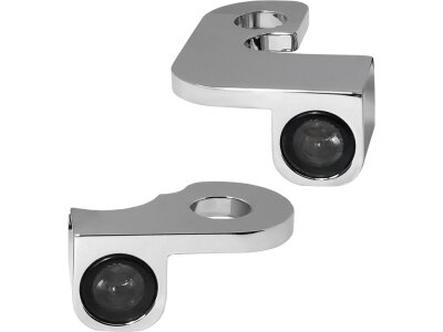 NANO Series LED Turn Signals Chrome Smoke LED