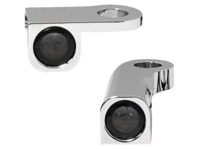 NANO Series LED Turn Signals Chrome Smoke LED