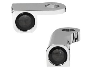 NANO Series LED Turn Signals Chrome Smoke LED