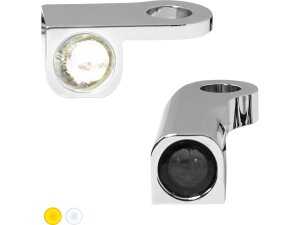 NANO Series LED Turn Signals/Position Light Chrome Smoke LED