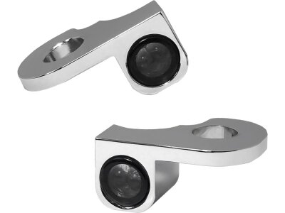 NANO Series LED Turn Signals Chrome Smoke LED