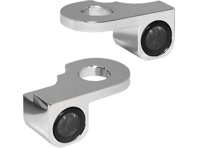 NANO Series LED Turn Signals Chrome Smoke LED