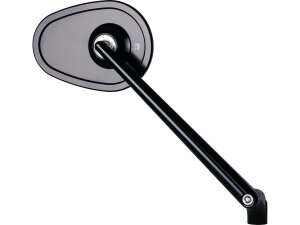 mo.view club Mirror Stem length: 180mm Black, Anodized